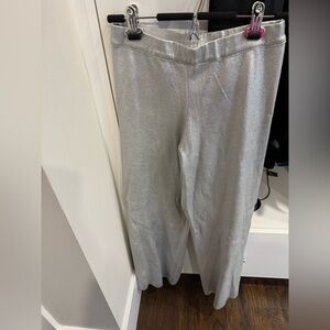 Silver Metallic Pants